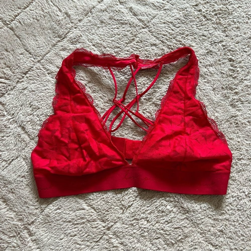 Victoria's Secret PINK Sports Bra Sporty Athleisure Workout Lounge Gym Size XL